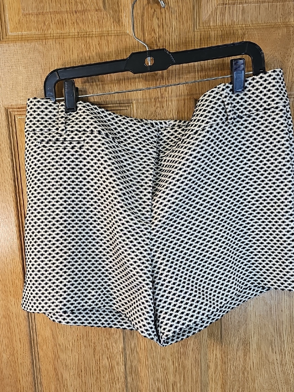 LOFT Black and White Polka Dot Shorts